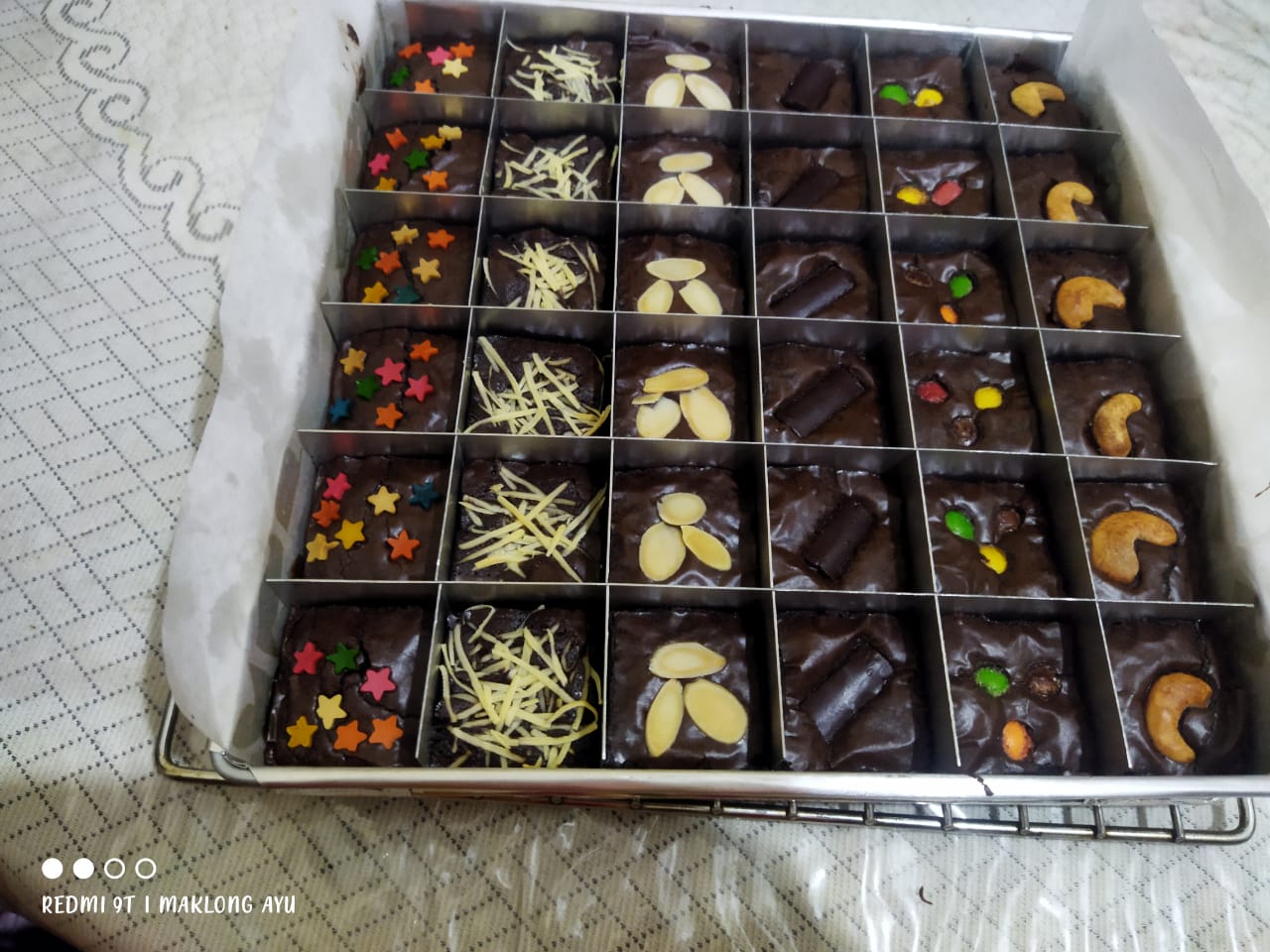 Fudgy Brownies 36 Sekat